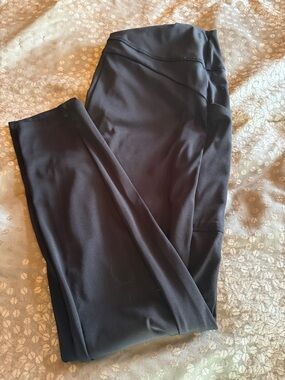 Two pair Black 'Non Stop Legging' Active Leggings